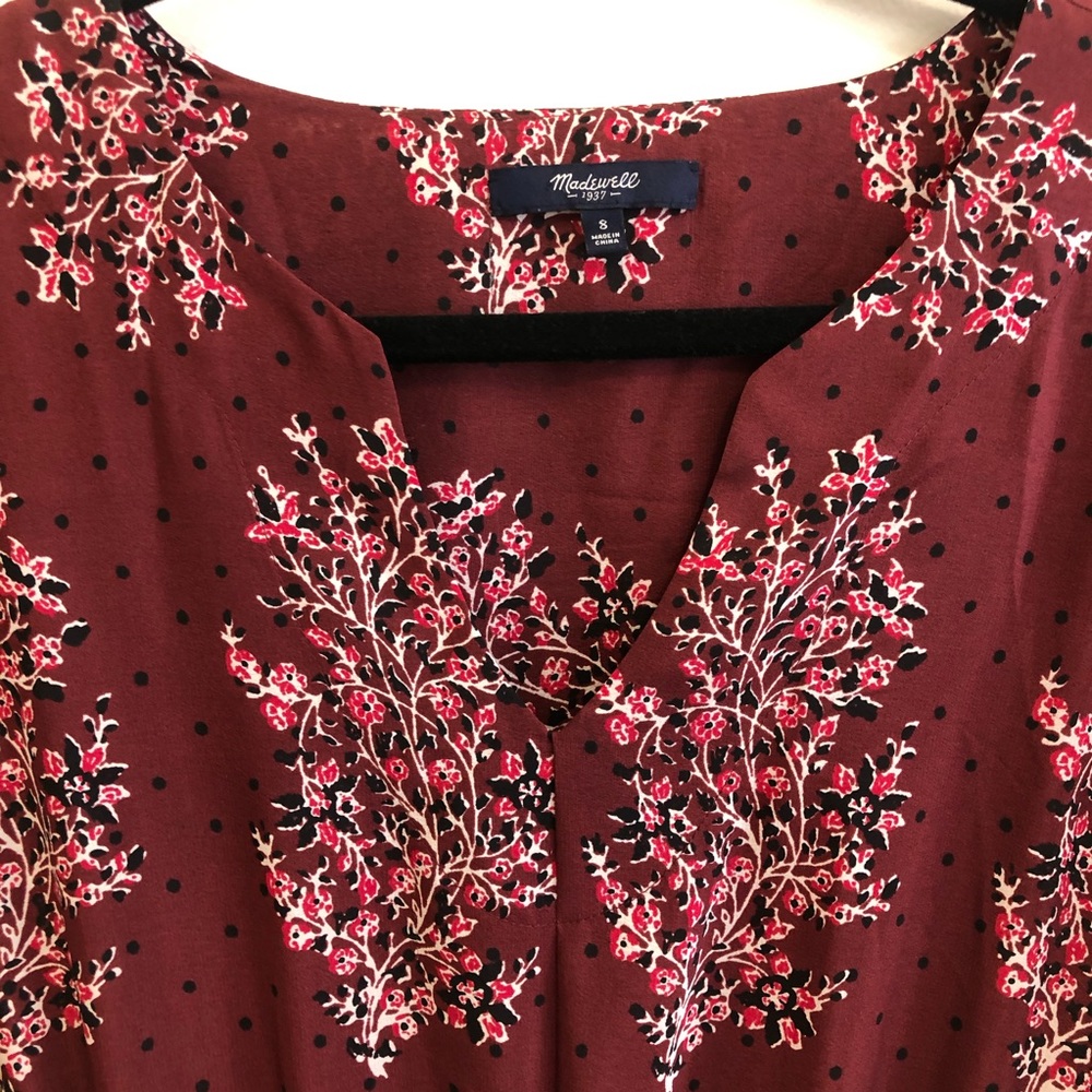 Madewell Silk Lassi Floral Dress - Picture 5 of 11